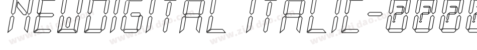 NewDigital Italic字体转换
